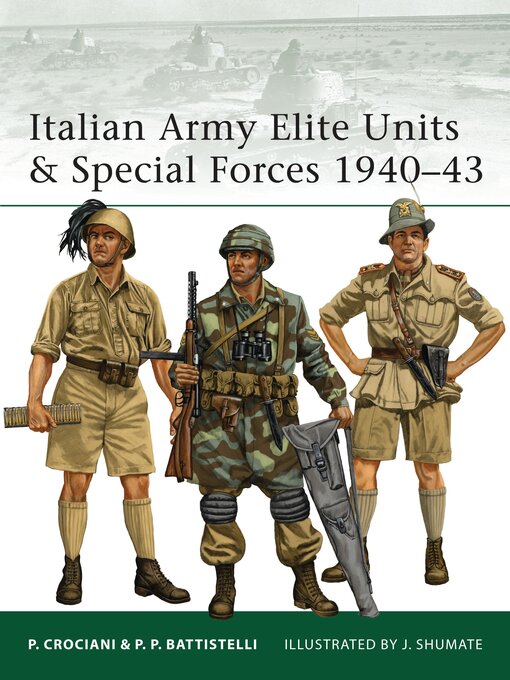 Cover image for Italian Army Elite Units & Special Forces 1940–43
